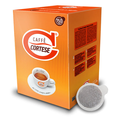 Cialde compostabili Caffè Cortese ESE 44 mm Deciso