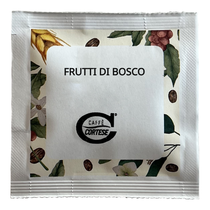 15 Cialde Caffè Cortese compostabili ESE 44 mm - Frutti di Bosco