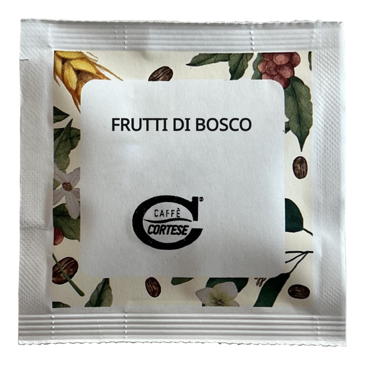 15 Cialde Caffè Cortese compostabili ESE 44 mm - Frutti di Bosco