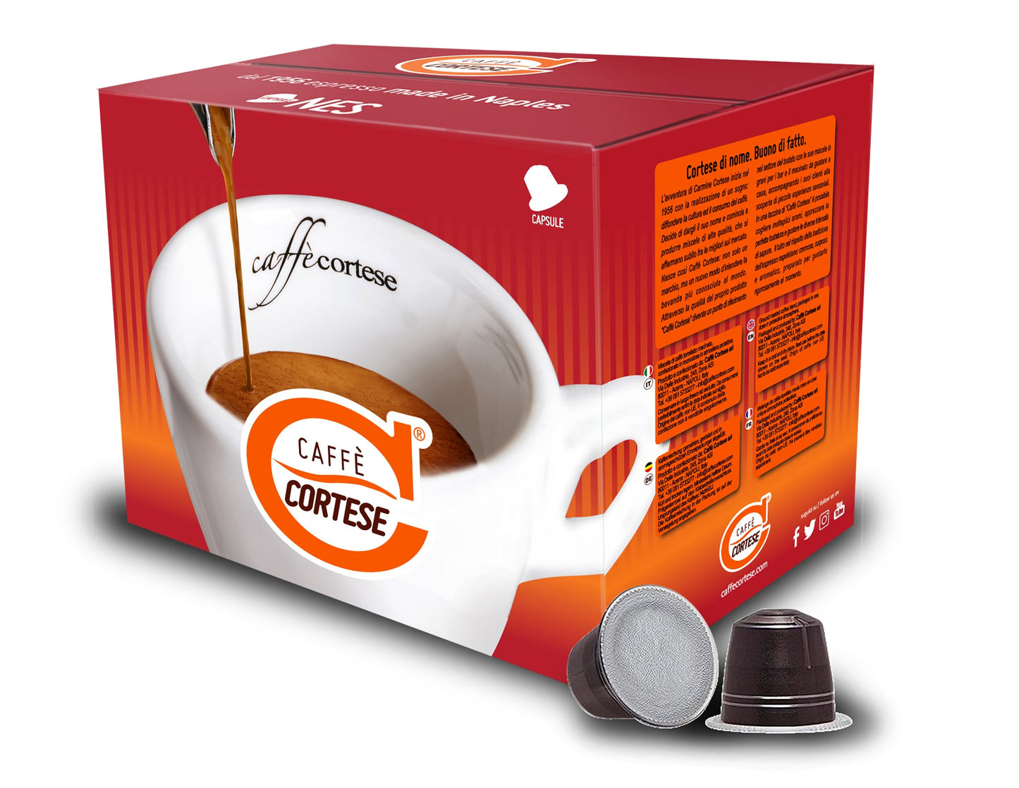 Capsule Caffè Cortese compatibili Nespresso Cremoso