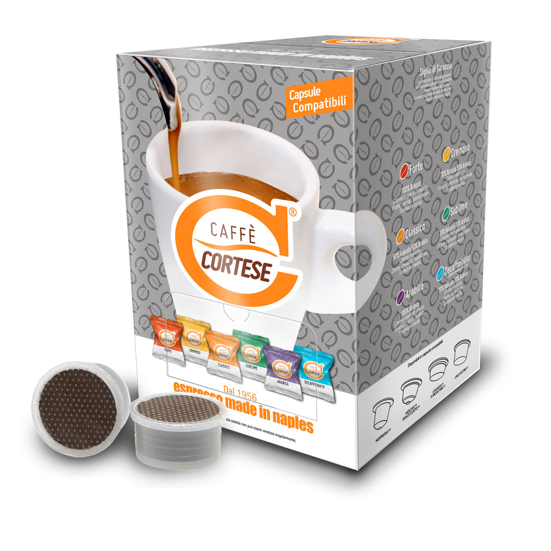 Capsule Caffè Cortese compatibili Uno System Deciso
